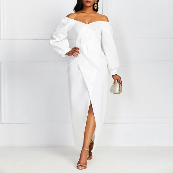 high waist party elegant dress white puff sleeve v-neck irregular dress women fashion long dresses 2019 winter autumn, Black;gray
high waist party elegant dress white puff sleeve v-neck irregular dress women fashion long dresses 2019 winter autumn, Black;gray
