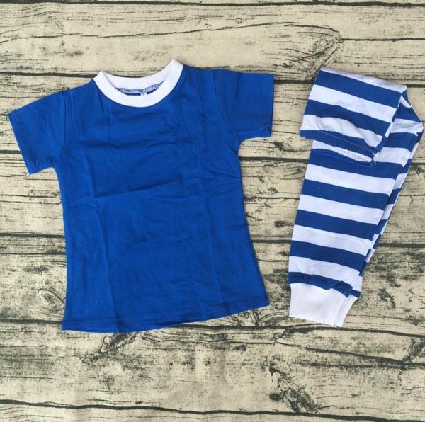 wholesale fashion cotton stripped childrens pajamas with short sleeve holiday pajamas, Blue;red
wholesale fashion cotton stripped childrens pajamas with short sleeve holiday pajamas, Blue;red