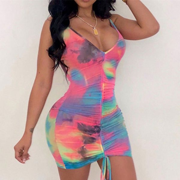 summer dress v neck women tie dye dress bodycon dresses for women short mini cocktail club robe femme vestidos 2020, Black;gray
summer dress v neck women tie dye dress bodycon dresses for women short mini cocktail club robe femme vestidos 2020, Black;gray