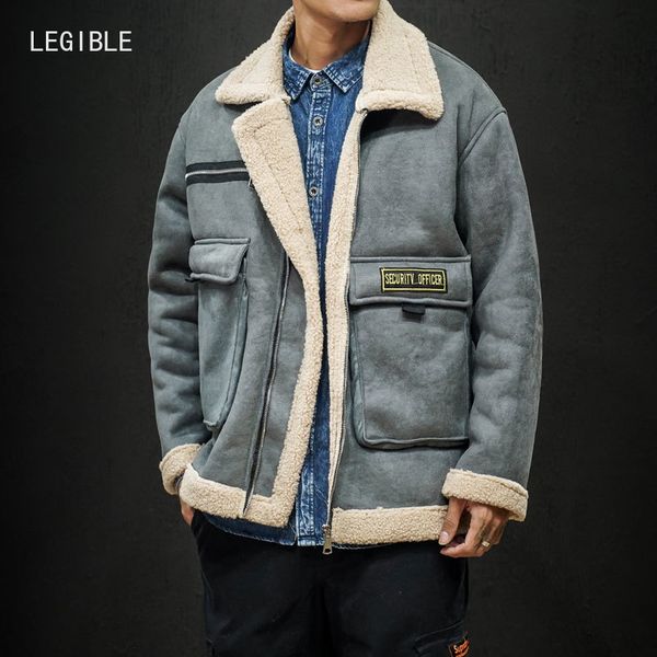 new 2019 winter jacket men thick flleece men warm parkas fashion turn-down collar pockets mens cargo jackets and coats, Black
new 2019 winter jacket men thick flleece men warm parkas fashion turn-down collar pockets mens cargo jackets and coats, Black