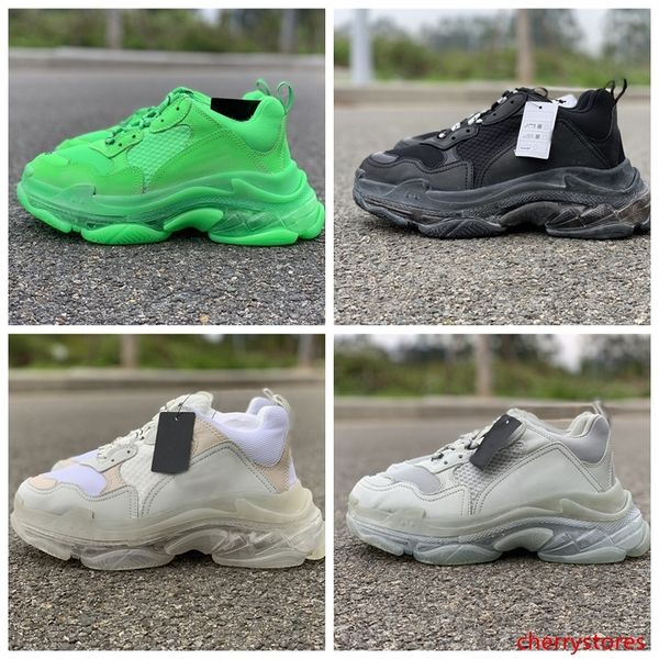 2019 green triple s clear sole cushion casual shoes black white paris sneakers chaussures de designer women mens old grandpa trainers
2019 green triple s clear sole cushion casual shoes black white paris sneakers chaussures de designer women mens old grandpa trainers