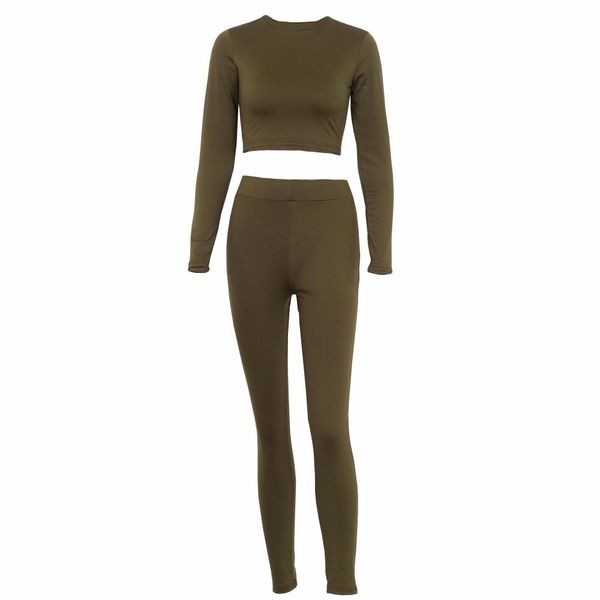 spring women two piece set suit long sleeve crop and pants elastic leggings workout clothes tracksuits female convention, Gray
spring women two piece set suit long sleeve crop and pants elastic leggings workout clothes tracksuits female convention, Gray