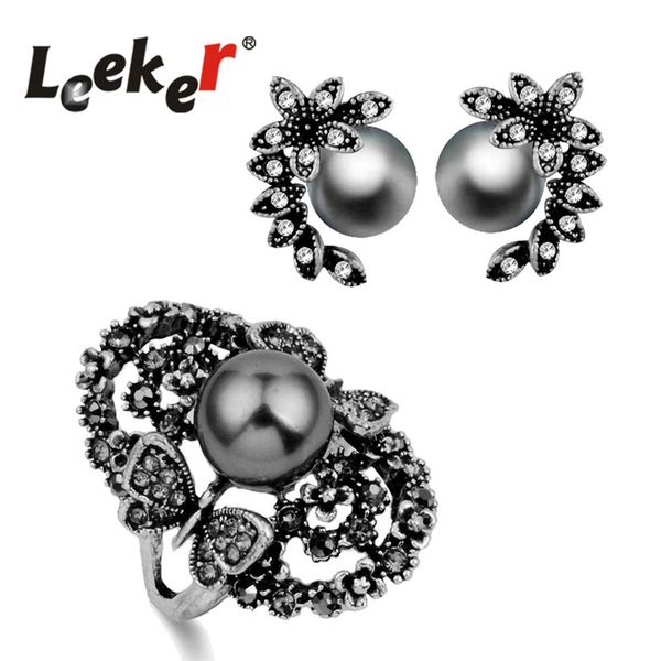leeker vintage имитация pearl большое кольцо и серьги женщина ювелирных наборы для свадебного банкета 3 цвета lk8, Silver
leeker vintage имитация pearl большое кольцо и серьги женщина ювелирных наборы для свадебного банкета 3 цвета lk8, Silver