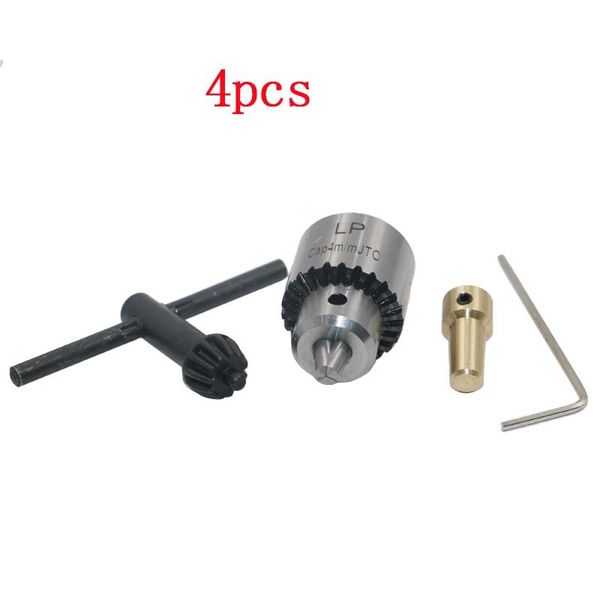 4-piece set 0.3-4mm miniature drill chuck collet sleeve connected drill holes through the trailing chuck 3.17mm
4-piece set 0.3-4mm miniature drill chuck collet sleeve connected drill holes through the trailing chuck 3.17mm