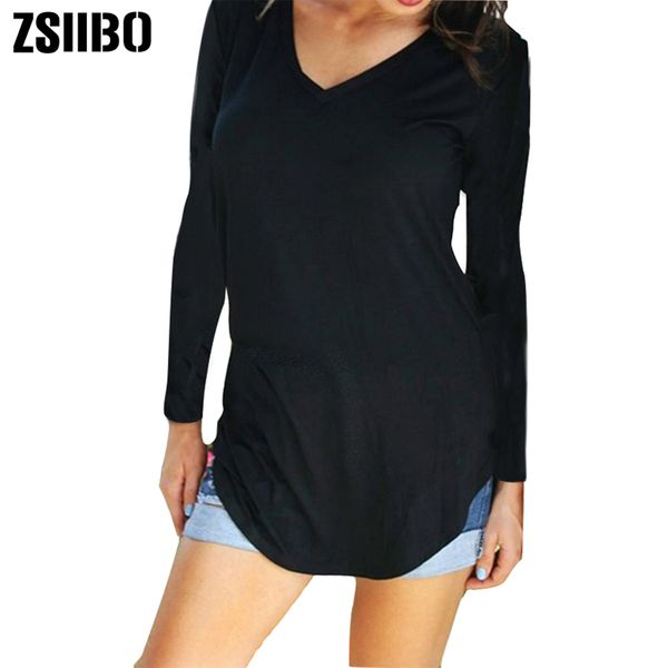 sprint summer autumn large sizes women t-shirt solid v neck long short sleeve rounded hem long tshirt casual female tunic nvtx85, White
sprint summer autumn large sizes women t-shirt solid v neck long short sleeve rounded hem long tshirt casual female tunic nvtx85, White