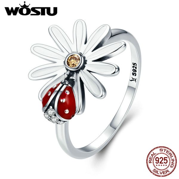 wostu 2018 spring new 925 sterling silver daisy & wonderland finger rings for women party silver jewelry fir284, Golden;silver
wostu 2018 spring new 925 sterling silver daisy & wonderland finger rings for women party silver jewelry fir284, Golden;silver