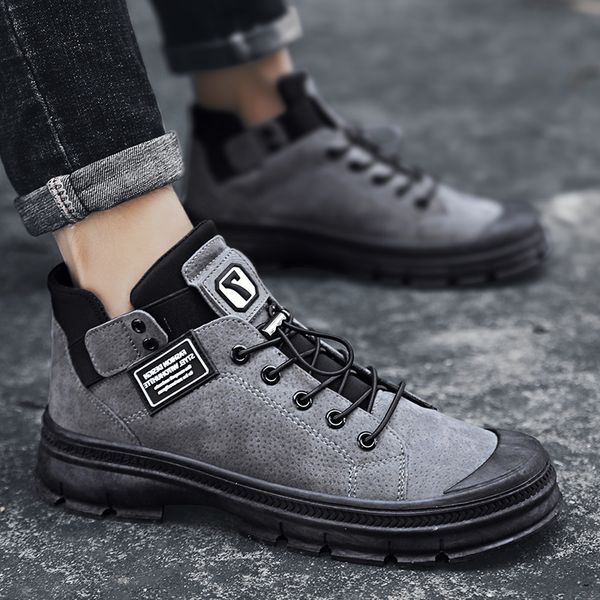 men hard-wearing casual canvas shoes fashion sneakers cold protection trainers leisure shoes men's flats slip boots, Black
men hard-wearing casual canvas shoes fashion sneakers cold protection trainers leisure shoes men's flats slip boots, Black
