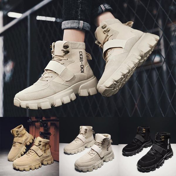 cool style boys pure color thick-soled winter warm booties shoes men's high-casual wild slip-on tooling boots shoes, Black
cool style boys pure color thick-soled winter warm booties shoes men's high-casual wild slip-on tooling boots shoes, Black