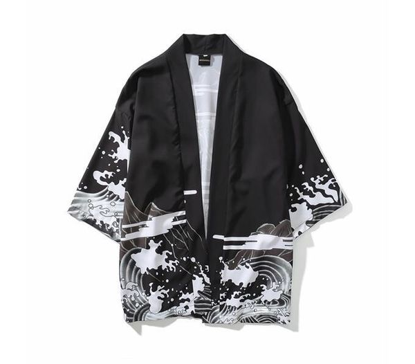 summer mens kimono japanese clothes streetwear casual kimonos jackets harajuku japan style cardigan outwear new fashion elegant, Black;brown
summer mens kimono japanese clothes streetwear casual kimonos jackets harajuku japan style cardigan outwear new fashion elegant, Black;brown