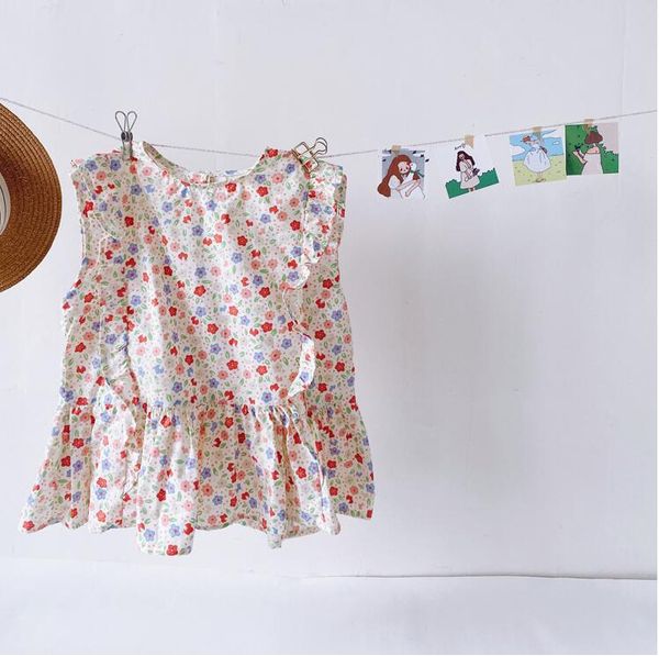 2020 new girls printed ruffles shirt fashion summer cotton girls blouse 2-8t ho612, White;black
2020 new girls printed ruffles shirt fashion summer cotton girls blouse 2-8t ho612, White;black