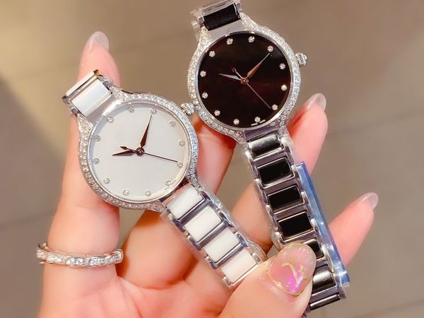 women designer watch classic quartz movement wristwatches 30mm ceramic strap watch lady white black fashion watches, Slivery;brown
women designer watch classic quartz movement wristwatches 30mm ceramic strap watch lady white black fashion watches, Slivery;brown