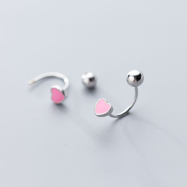 cute pink heart 925 sterling silver screw stud earrings for women girls baby kids small earring jewelry orecchini aros aretes, Golden;silver
cute pink heart 925 sterling silver screw stud earrings for women girls baby kids small earring jewelry orecchini aros aretes, Golden;silver