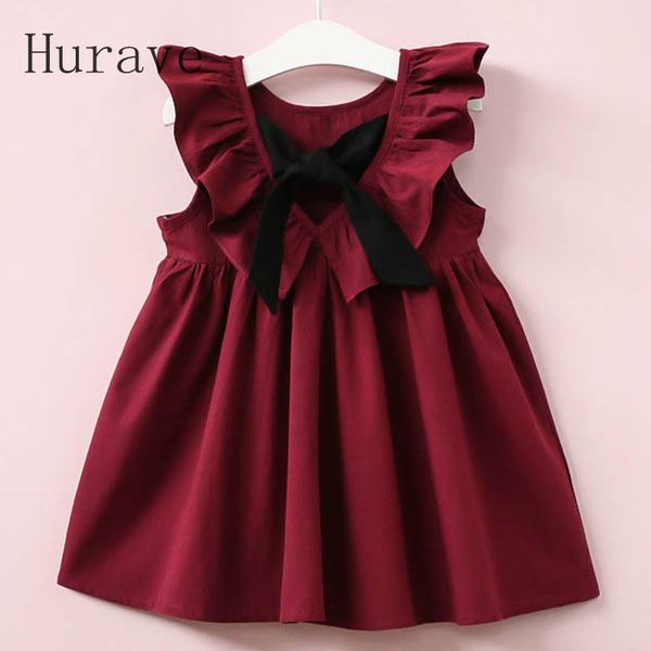 hurave summer 2019 new casual style fashion sleeve girls bow dress girl clothing for children cute dresses, Red;yellow
hurave summer 2019 new casual style fashion sleeve girls bow dress girl clothing for children cute dresses, Red;yellow