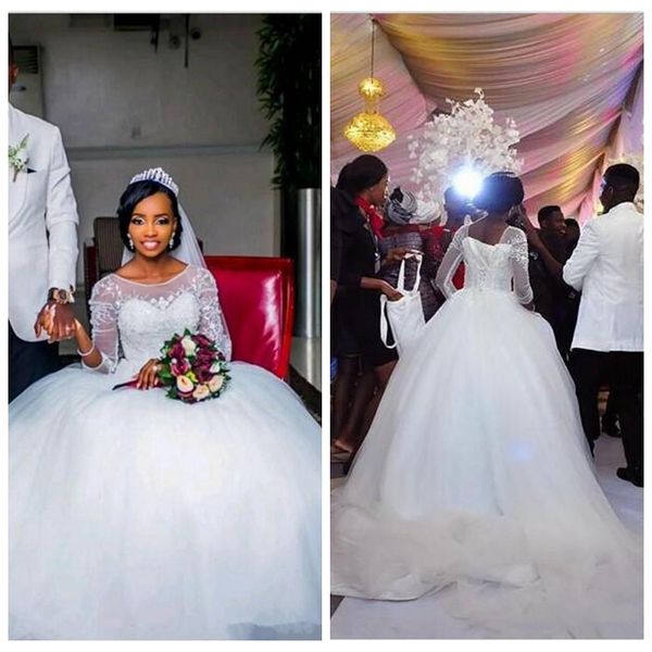 2019 new ball gown plus size wedding dresses bridal gowns white long sleeve muslim african wedding gowns beaded vestidos de novia
2019 new ball gown plus size wedding dresses bridal gowns white long sleeve muslim african wedding gowns beaded vestidos de novia