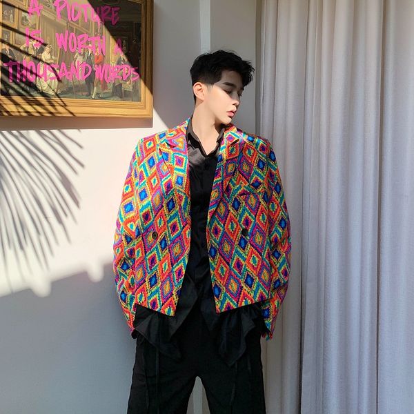 xl men vintage pattern fashion print casual short suit jacket spring autumn male women japan korea style blazer jacket outerwear, White;black
xl men vintage pattern fashion print casual short suit jacket spring autumn male women japan korea style blazer jacket outerwear, White;black