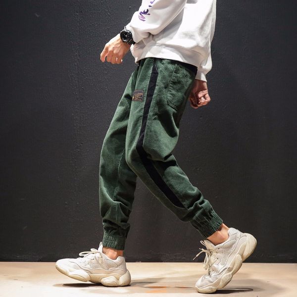 2019 new arrival fashion beam closed the feet corduroy pants men elastic waist casual pants pantalon homme 3-colors size m-5xl, Black
2019 new arrival fashion beam closed the feet corduroy pants men elastic waist casual pants pantalon homme 3-colors size m-5xl, Black