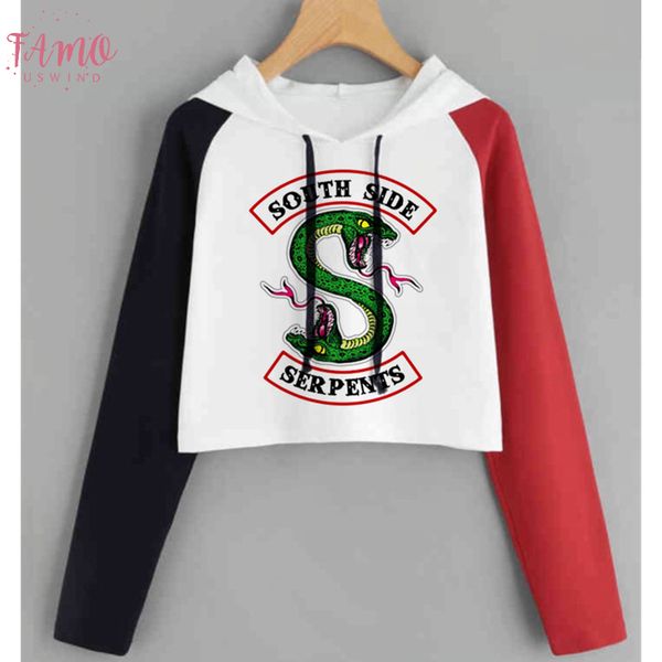riverdale hoodie sweatshirts south side serpents streetwear spring hoodies female hooded regular harajuku autumn winter sweatshirt, Black
riverdale hoodie sweatshirts south side serpents streetwear spring hoodies female hooded regular harajuku autumn winter sweatshirt, Black