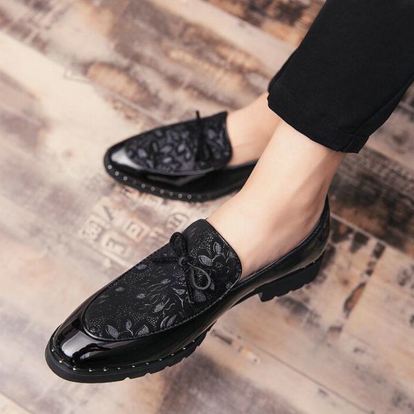 brand designer wedding shoes men italian fashion loafers driving lazy slip on leather mens formal shoes a57-52, Black
brand designer wedding shoes men italian fashion loafers driving lazy slip on leather mens formal shoes a57-52, Black