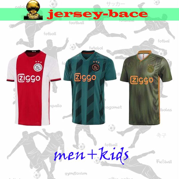 new 19 20 ajax soccer jersey tadic home away van de beek neres huntelaar ziyech kids men football shirt, Black;yellow 
new 19 20 ajax soccer jersey tadic home away van de beek neres huntelaar ziyech kids men football shirt, Black;yellow