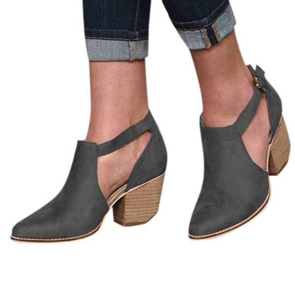 muqgew hollow out casual short boots for woman new arrival buckle ankle strap booties platform square heel rome woman boots 2019, Black
muqgew hollow out casual short boots for woman new arrival buckle ankle strap booties platform square heel rome woman boots 2019, Black