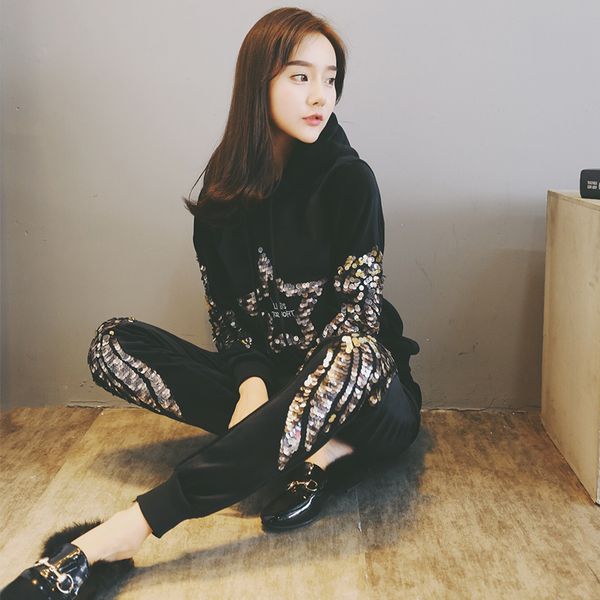 winter thick velour women sport suit warm hoodie sweatshirt+pant casual jogger running outfit workout set sportswear tracksuit, Black;blue
winter thick velour women sport suit warm hoodie sweatshirt+pant casual jogger running outfit workout set sportswear tracksuit, Black;blue