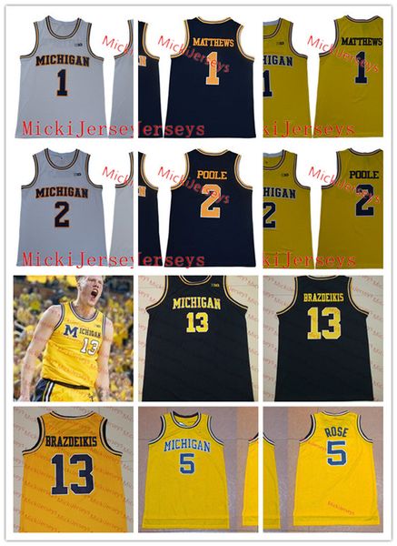 Mens Michigan Wolverines Iggy Brazdeikis Basketball Jersey #5 Jalen Rose #1 Charles Matthews #2 Jorda Poole Michigan Jersey S-3XL
Mens Michigan Wolverines Iggy Brazdeikis Basketball Jersey #5 Jalen Rose #1 Charles Matthews #2 Jorda Poole Michigan Jersey S-3XL
