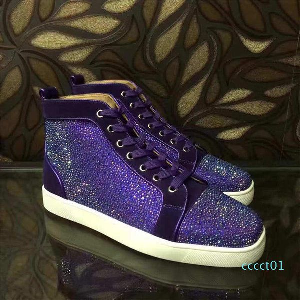 designer shoes spike red bottom sneakers leather shoes rhinestone casual shoes suede luxury men women with box dust bag ct1, Black
designer shoes spike red bottom sneakers leather shoes rhinestone casual shoes suede luxury men women with box dust bag ct1, Black