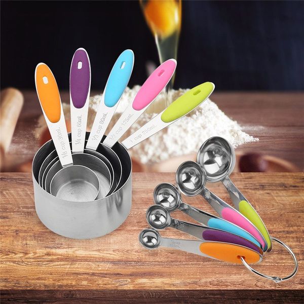 stainless steel measuring spoon scale kitchen silicone measuring cups and spoons set for baking sugar coffee measuring tools
stainless steel measuring spoon scale kitchen silicone measuring cups and spoons set for baking sugar coffee measuring tools