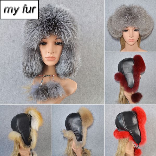 2019 luxury women real fox fur bomber hat natural raccoon fox fur ushanka hats soft warm earmuff real leather real fox fur cap, Blue;gray
2019 luxury women real fox fur bomber hat natural raccoon fox fur ushanka hats soft warm earmuff real leather real fox fur cap, Blue;gray