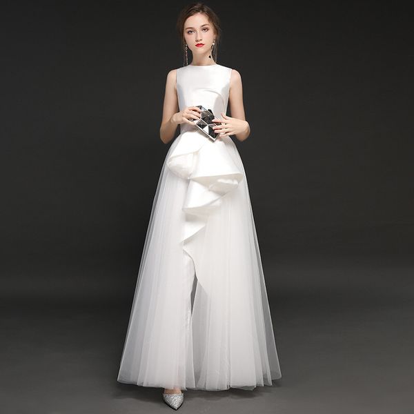 jumpsuit style evening dresses with ruffles 2019 women long prom dress split evening gowns robe de soiree, Black;red
jumpsuit style evening dresses with ruffles 2019 women long prom dress split evening gowns robe de soiree, Black;red