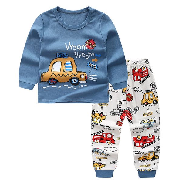 2019 new autumn children boy girl pajamas cartoon animal pattern round collar long sleeve+long pants sleepwear home clothing, Blue;red
2019 new autumn children boy girl pajamas cartoon animal pattern round collar long sleeve+long pants sleepwear home clothing, Blue;red