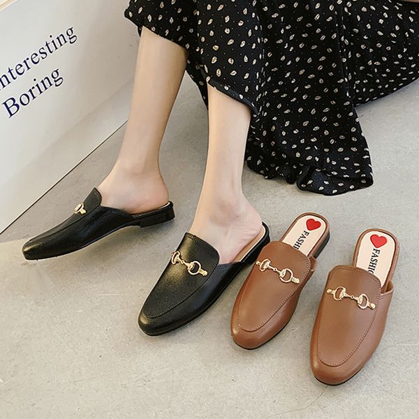 baotou half slipper women's new muqin shoes in the summer of 2020 wear net red flat bottomed sandals, Black
baotou half slipper women's new muqin shoes in the summer of 2020 wear net red flat bottomed sandals, Black