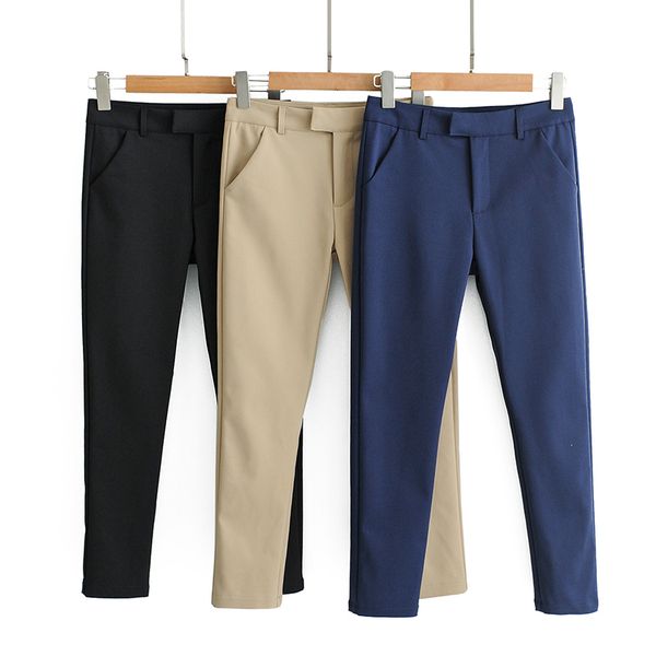 korean women's 2019 spring new fashion wild thin solid color high waist suit pants women;high waist suit pants women, Black;white
korean women's 2019 spring new fashion wild thin solid color high waist suit pants women;high waist suit pants women, Black;white