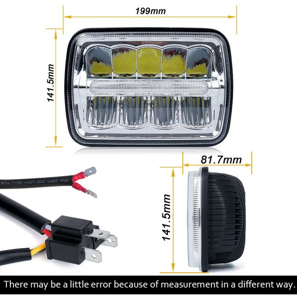 hotsale square led фара 7x6 5x7 hi-lo beam замена фары для jeep wrangler yj cherokee xj trucks 4x4 led headlight
hotsale square led фара 7x6 5x7 hi-lo beam замена фары для jeep wrangler yj cherokee xj trucks 4x4 led headlight