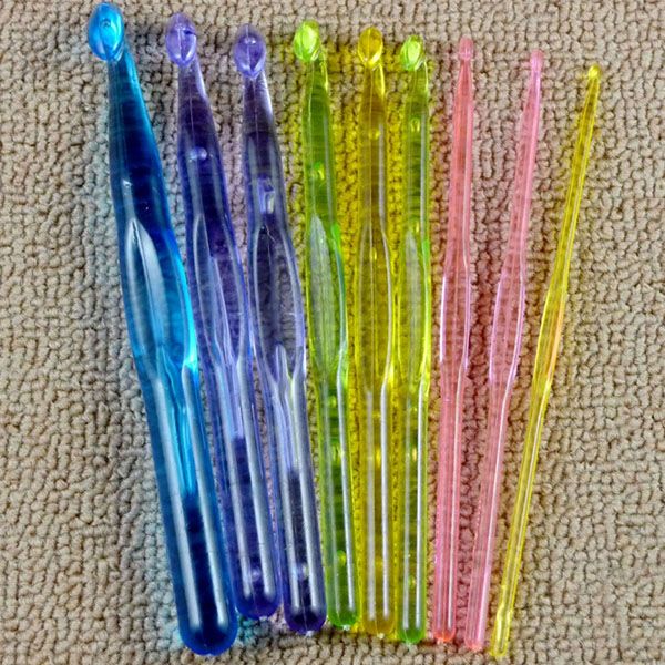 9 pcs/set multi-color plastic craft knit crochet hooks knitting needles weave craft, Black
9 pcs/set multi-color plastic craft knit crochet hooks knitting needles weave craft, Black