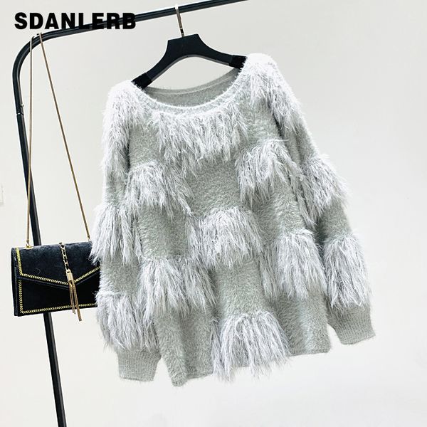white sweater women 2019 autumn new temperament tassel sweater loose o collar long-sleeved pullovers jersey mujer sweter damski, White;black
white sweater women 2019 autumn new temperament tassel sweater loose o collar long-sleeved pullovers jersey mujer sweter damski, White;black