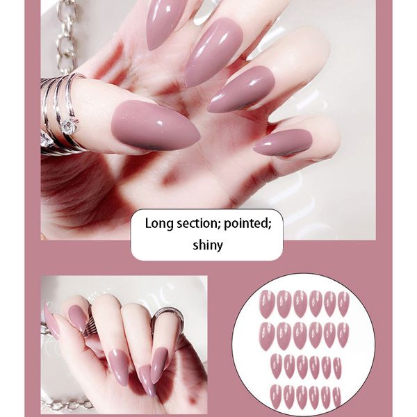 24pcs bright waterproof pointed false nails art manicure fake extension tips reusable detachable fake matte tips press on nail, Red;gold
24pcs bright waterproof pointed false nails art manicure fake extension tips reusable detachable fake matte tips press on nail, Red;gold