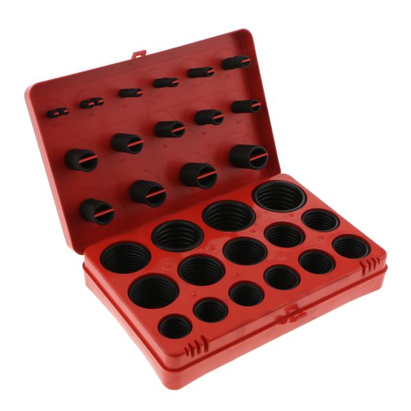 382 pieces 30 sizes automotive car air conditioner o-ring rubber washers gasket rubber seal assortment kit set red
382 pieces 30 sizes automotive car air conditioner o-ring rubber washers gasket rubber seal assortment kit set red