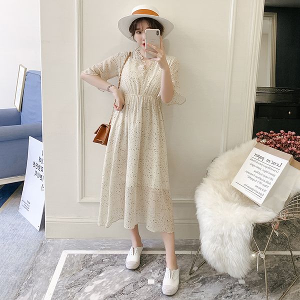 2020 new arrive summer maternity dress woman v-neck chiffon large size dresses pregnant woman clothing md-02216, White
2020 new arrive summer maternity dress woman v-neck chiffon large size dresses pregnant woman clothing md-02216, White