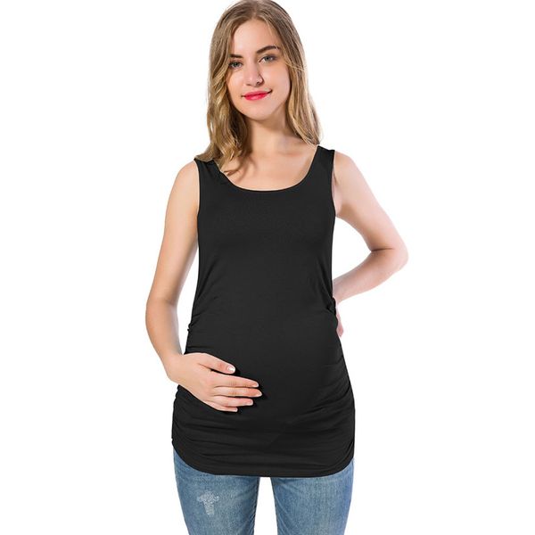 maternity pregnancy t-shirts pregnant women vest casual sleeveless tank soft cotton summer camis o-neck, White
maternity pregnancy t-shirts pregnant women vest casual sleeveless tank soft cotton summer camis o-neck, White