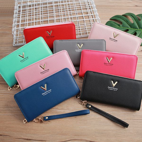women charm wristlets pu leather zipper clutch wallets card holder purses coin pouches girls handbag handphone organizer wallet, Red;black
women charm wristlets pu leather zipper clutch wallets card holder purses coin pouches girls handbag handphone organizer wallet, Red;black
