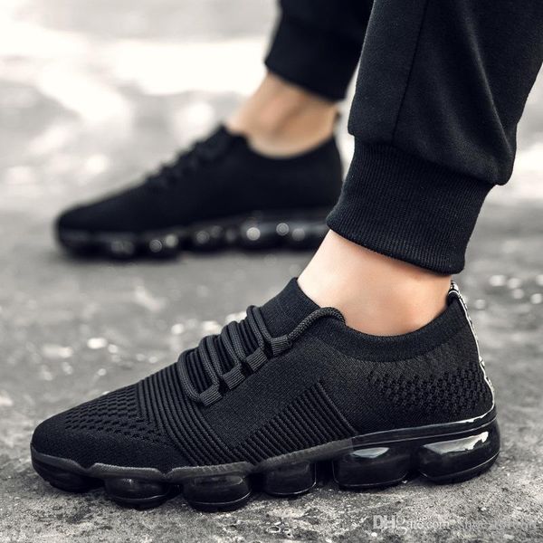 full palm air cushion fly-woven sneakers casual men's shoes shock-absorbing breathable running lightweight breathable running shoes39-4, Black
full palm air cushion fly-woven sneakers casual men's shoes shock-absorbing breathable running lightweight breathable running shoes39-4, Black