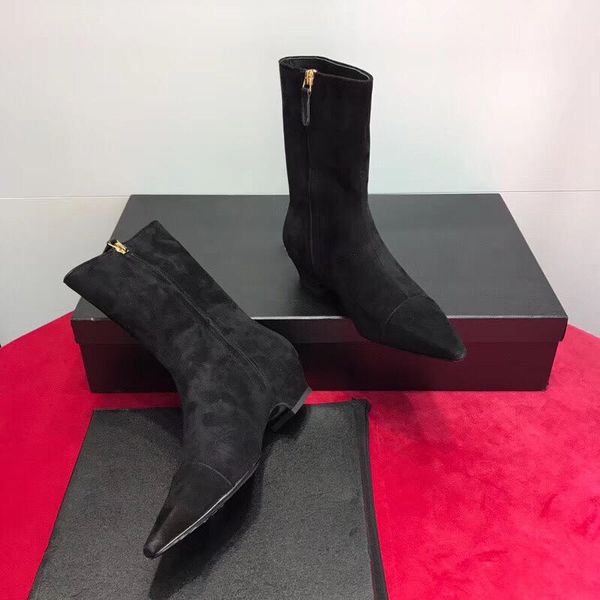 new shoes5a imported sheepskin pad foot 35-40 yards 3161260 in cowhide of the head of shoe boots original metal button pur dhl ing, Black
new shoes5a imported sheepskin pad foot 35-40 yards 3161260 in cowhide of the head of shoe boots original metal button pur dhl ing, Black
