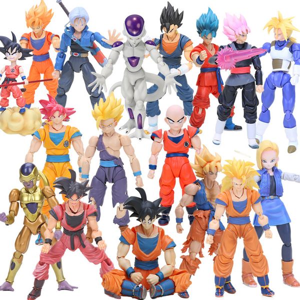 11.5-17cm Shfiguarts Супер Саян Сон Гоку Vegetto Вегета Стволы Пвх диаграммы действия Dragon Ball Z C 
11.5-17cm Shfiguarts Супер Саян Сон Гоку Vegetto Вегета Стволы Пвх диаграммы действия Dragon Ball Z C