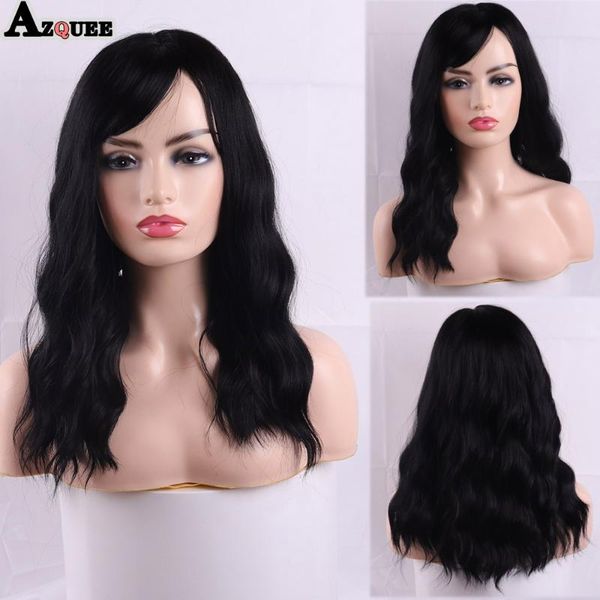 synthetic wigs azqueen natural black water wavy hair for women wig with bangs african american cosplay party
synthetic wigs azqueen natural black water wavy hair for women wig with bangs african american cosplay party