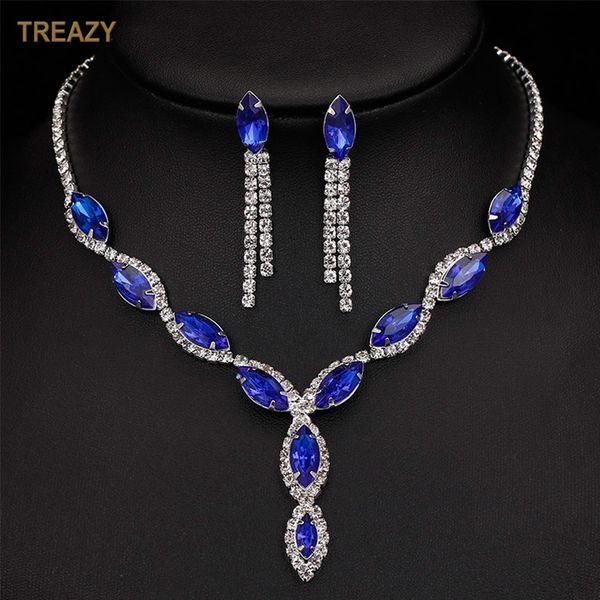 fashion silver plated royal blue crystal wedding jewelry sets for women leaf tassel long necklace earrings bridal jewelry sets
fashion silver plated royal blue crystal wedding jewelry sets for women leaf tassel long necklace earrings bridal jewelry sets