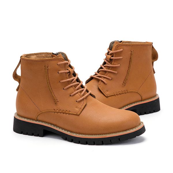 men's martin boots men's outdoor sports and leisure new lace martin boots plus short plush warm men's high martin boots, Black
men's martin boots men's outdoor sports and leisure new lace martin boots plus short plush warm men's high martin boots, Black