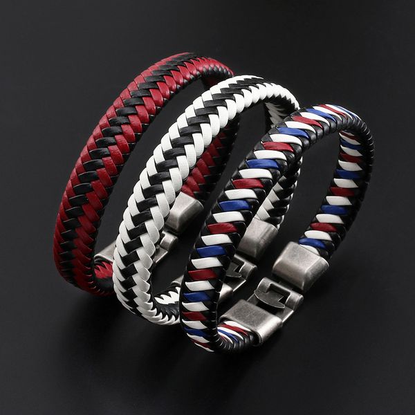 2018 fashion design young school students boy and girls gift handmade colorful real leather bracelet 21cm, Golden;silver
2018 fashion design young school students boy and girls gift handmade colorful real leather bracelet 21cm, Golden;silver