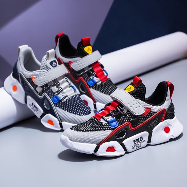 sneakers 2021 summer children's sport shoes single net hollow frame breathable flying woven, Black;red 
sneakers 2021 summer children's sport shoes single net hollow frame breathable flying woven, Black;red