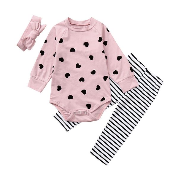 fashion casual newborn baby girl romper heart print cotton long sleeves o-neck romper+pants+headband outfits sets, Blue
fashion casual newborn baby girl romper heart print cotton long sleeves o-neck romper+pants+headband outfits sets, Blue